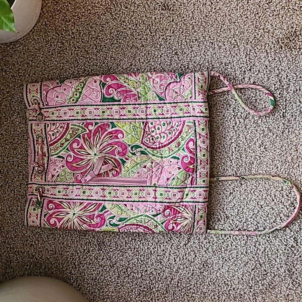 Vera Bradley Pinwheel Pink Drawstring Bag